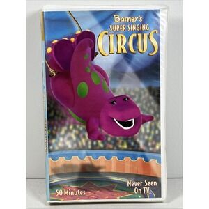Barney - Super Singing Circus (VHS, 2000) -‎ TESTED